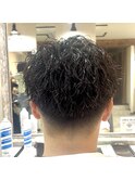 【MEN'S HAIR】刈り上げ×ツイストスパイラルパーマ