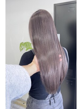 ストゥー(StueW.) 透明感グレージュ/髪質改善/ケアブリーチ/エクステ/ヘアセット