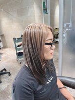 ブロッサム 保谷(Blossom) 透明感抜群ダブルカラーブリーチミルクティーベージュ
