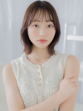 モッズヘア 越谷(mod's hair) 顔回りレイヤーカット小顔くびれミディアムa越谷20代30代40代