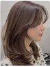 カット+白髪ぼかしハイライト+生トリートメント￥22400→￥17000