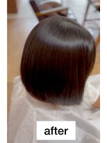 アクロ ヘアー ステージ(ACRO hair stage)&nbsp;内巻きにまとまるナチュラル縮毛矯正