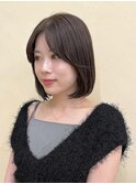【snuw_ayano】ボブ/内巻きボブ/オリーブカラー