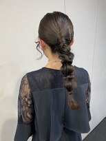 ロットアニバース(lott annibirth)&nbsp;【髪質改善】タイト編みおろしアレンジ/ロングヘア/ヘアセット