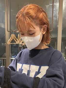 イト(ito) 【ito／梅田】オレンジ×ボブ