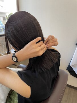 ヘアアンドスパ コー(hair&spa KO) 大人タイトストレート【那覇・宜野湾・浦添】