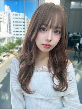 【MONA】ゆるふわロング/ラテカラー/透明感カラー/韓国風