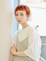 エムスラッシュ ストリートマーケット スマートサロン センター北(M.SLASH) オン眉/マッシュパーマ/ブリーチ/オレンジゴールド/センター北