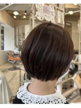 アシャ ヘアー ソリューション 神戸店(asha hair solution) イメチェン/ピンクベージュ/アンブレラカラー/前髪/摂津本山