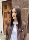 ロング/地毛風カラー/透明感カラー