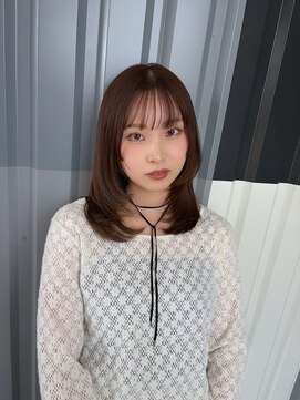 オーセンヘア(AUTHEN.HAIR) レイヤー×ブラウンベージュ