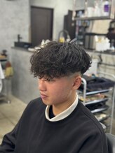 【西田のあ】初めてのパーマやスタイルチェンジも！[MEN'S/メンズカット/メンズパーマ/ニュアンスパーマ]