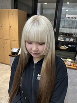 ルル(Lulu)&nbsp;グラデーションカラーホワイトブロンド