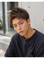MEN's Baguz MEN'Sカット/ MEN'Sパーマ/ MEN'Sカラー スパイキーショート束感ツイストパーマメンズフェード