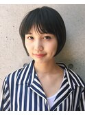 シンプルで大人かわいい 小顔ショートボブ［Belle吉祥寺］
