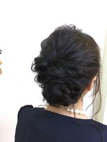 ハーズヘア 千代田本店(Her's hair) ネジネジまとめシニヨンっぽく