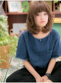 くせ毛風オリーブベージュラブクラシカルボブc4大宮20代30代40代
