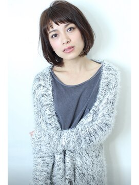 ラウンジ モリオ イケブクロ(Lounge MORIO Ikebukuro) 【morio池袋】ショートバングが可愛いレイヤーボブ