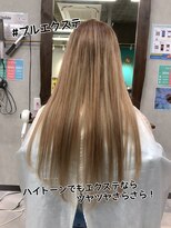 レヴェリーヘア 倉敷店(Reverie hair) #エクステ #プルエクステ #ミルクティーベージュ #ハイライト