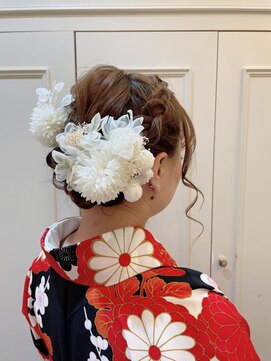 ネオリーブリノア 北千住東口店(Neolive Linoa) 卒業式　ヘアセット　アップスタイル