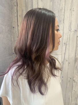 ヘアーアンドデザイン アトリエ(atelier) インナーcolor、ウルフレイヤー