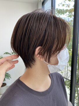 ケーオーエスピンク(K O S pink) ハンサムショート×ベージュカラー