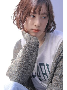 ローリーポーリークラウン(Roly Poly Clown) 抜け感/レイヤー/エアリーボブ/透明感カラー ◎ 20代30代40代