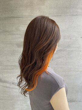 シアター 前橋(theater) インナーカラーオレンジ