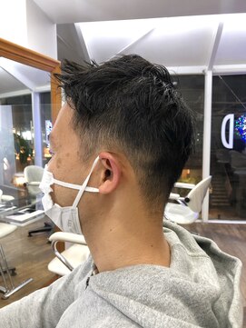 ヘッズ 本八幡店(HEADS) かき上げヘア　ニュアンスマッシュ　サイドパート　韓国マッシュ