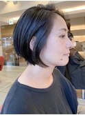 本八幡×大人ボブ×黒髪×艶トリートメント