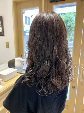 ヴィスコ(visco) 伸ばしかけミディアムのマンネリ解消！ゆるふわパーマ