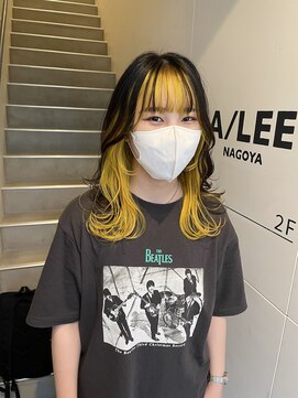 アイリー 名古屋(A/LEE) インナーカラー／イエローカラー