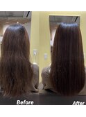髪質改善ストレート