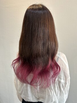ヘアーデザイン アズール(Hair Design Azur) 【Azur】 gradation pink