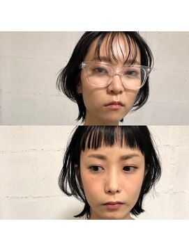 キジ(KIJI) 暗髪ウルフカット