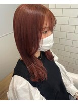 ルシードスタイル グローバルディー 稲毛店(LUCIDO STYLE GLOBAL.D)&nbsp;韓国風カラー_ピンクレッド【稲毛】