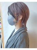 【morio原宿】ラベンダーカラー ウルフショート