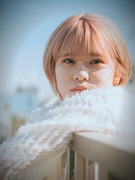 ゴーグッド(GO GOOD.) 【ともや】ショート×ハイトーン×ピンクベージュ