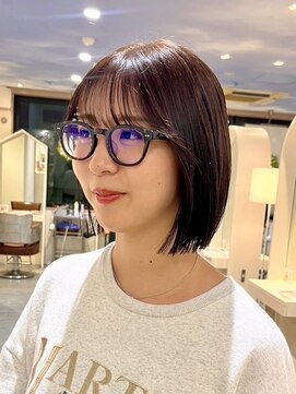 ギグス 栄店(gigs) 今どき切りっぱなしボブ
