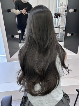 エトバイイオエ(et by ioe) 黒髪/ボブルフ/ネビージュ/小顔/ワンレン/髪質改善/グレージュ