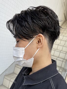 フィフス 名駅(fifth) センターパートニュアンスパーマスパイラルパーマ韓国風