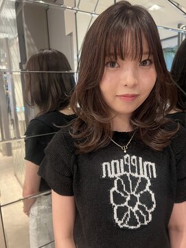 トリコ ショップアンドヘアサロン(tricot shop hair salon) ふんわりレイヤー/ミディアム/シースルーバング
