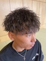 ニアウ 伊勢崎連取店(Niau)&nbsp;メンズマッシュツイストスパイラルパーマ