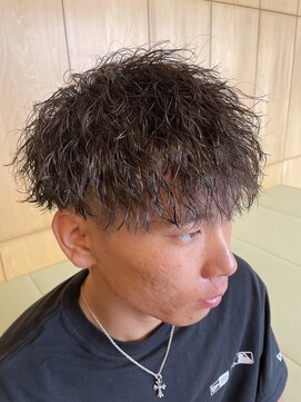 ニアウ 伊勢崎連取店(Niau) メンズマッシュツイストスパイラルパーマ