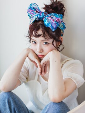 シュシュ(chouchou) リボンおだんご