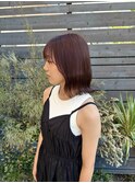 オレンジブラウン×ミルクティーベージュ