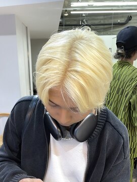 ヲタク(wotaku.) 抜きっぱなしブロンドメンズハイトーンホワイトブロンド