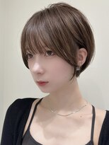 ジルブラン(JIL BLAN) ハイライトバレイヤージュダブルカラーショートカット30代40代