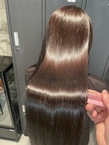 リタ 枚方(Rita) 20代30代40代髪質改善カラーショコラアッシュ艶感ロブヘアー