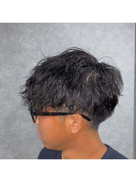 クリーブ 池袋(creeb) シャドウパーマ、無造作マッシュ